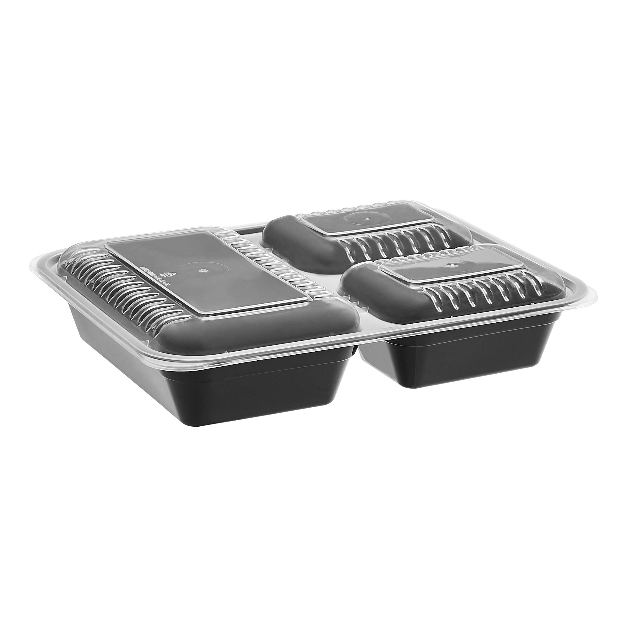 AmazonBasics 三格備餐盒｜36 oz・20件組