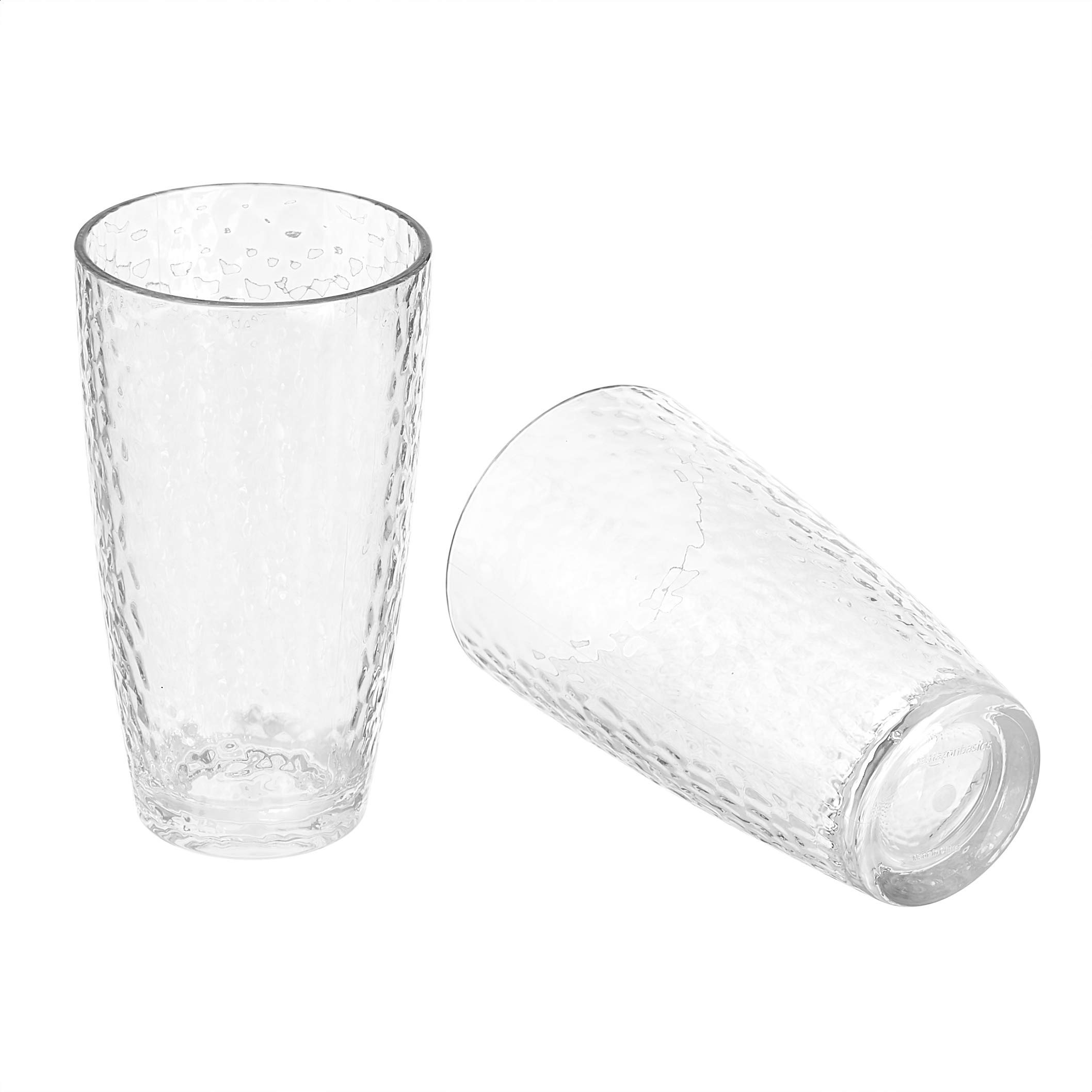 AmazonBasics Tritan 錘紋高身杯｜18 oz・4件組・圖片 2
